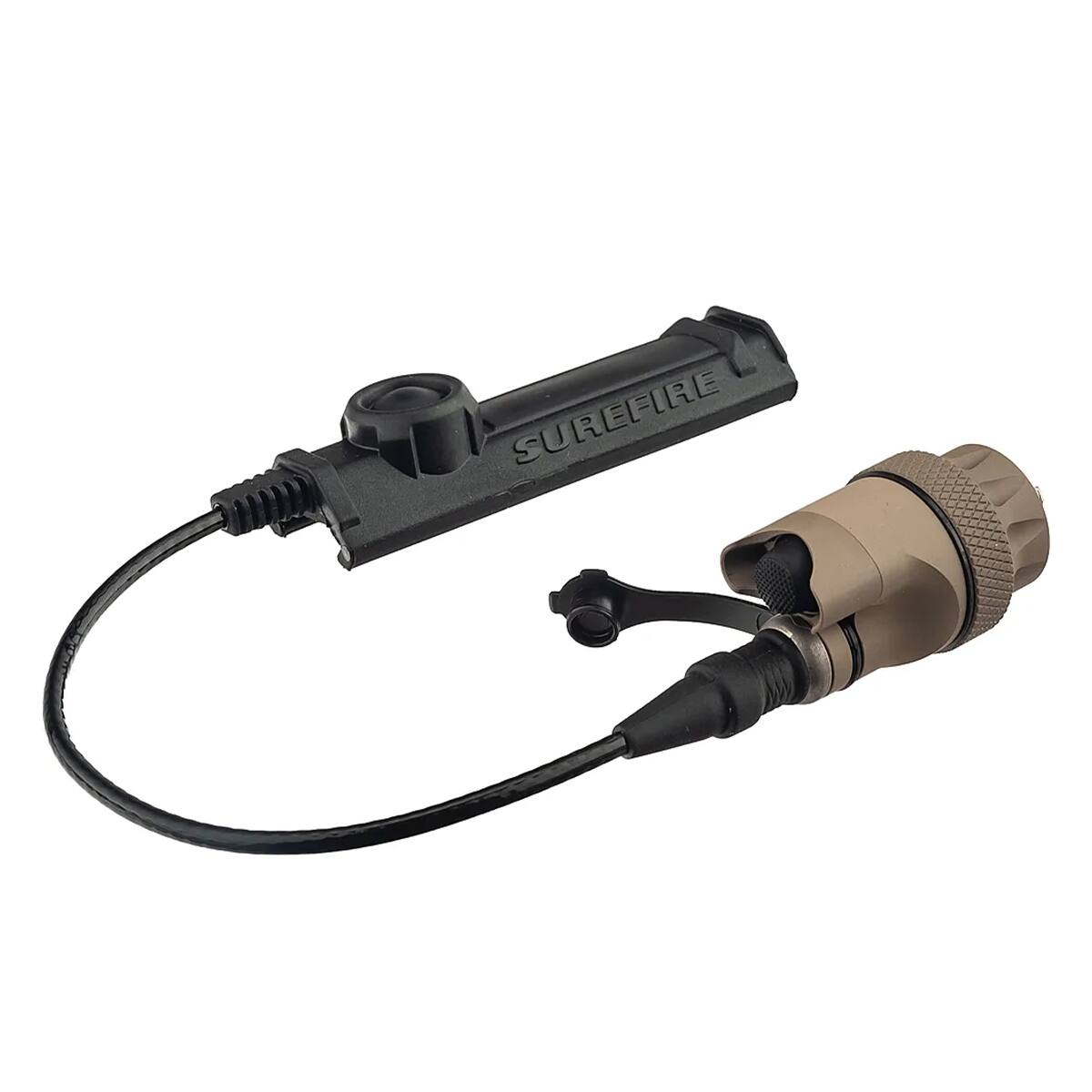 Alt View 1. SureFire - SureFire DS-SR07 Push-Button Switch with 7" Remote Dual Switch for Scout Light WeaponLights, Tan.