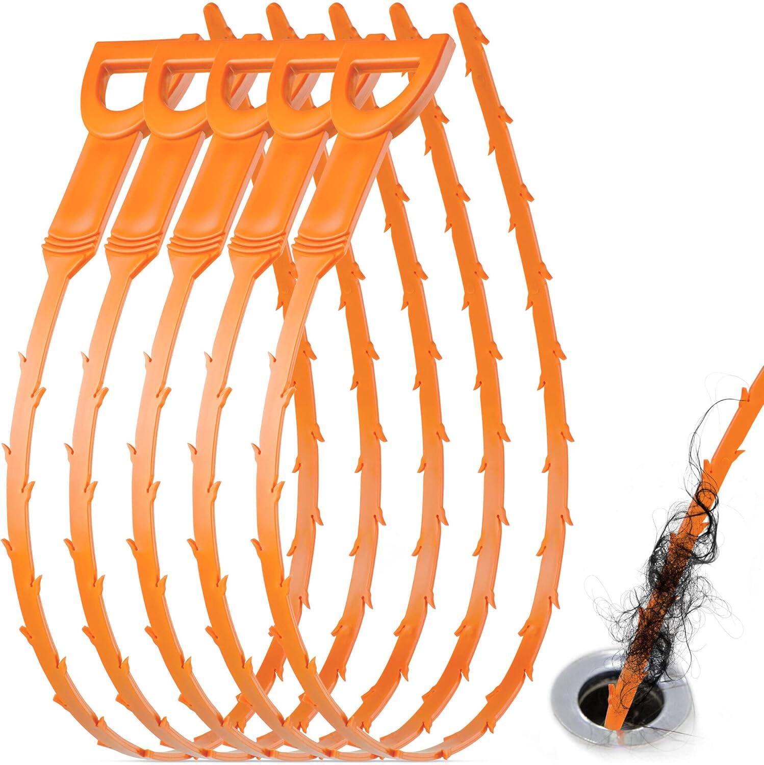 Zulay Kitchen - 5 Pack 20-Inch Plumbing Snake Drain Clog Remover by Simple Craft price history on PriceWatchPro