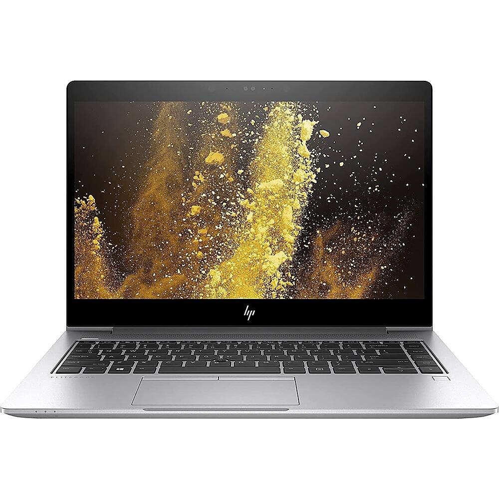 Front. HP - EliteBook 14" Refurbished Laptop - Intel Core i5 - 16GB Memory - 256GB Solid State Drive - Gray.