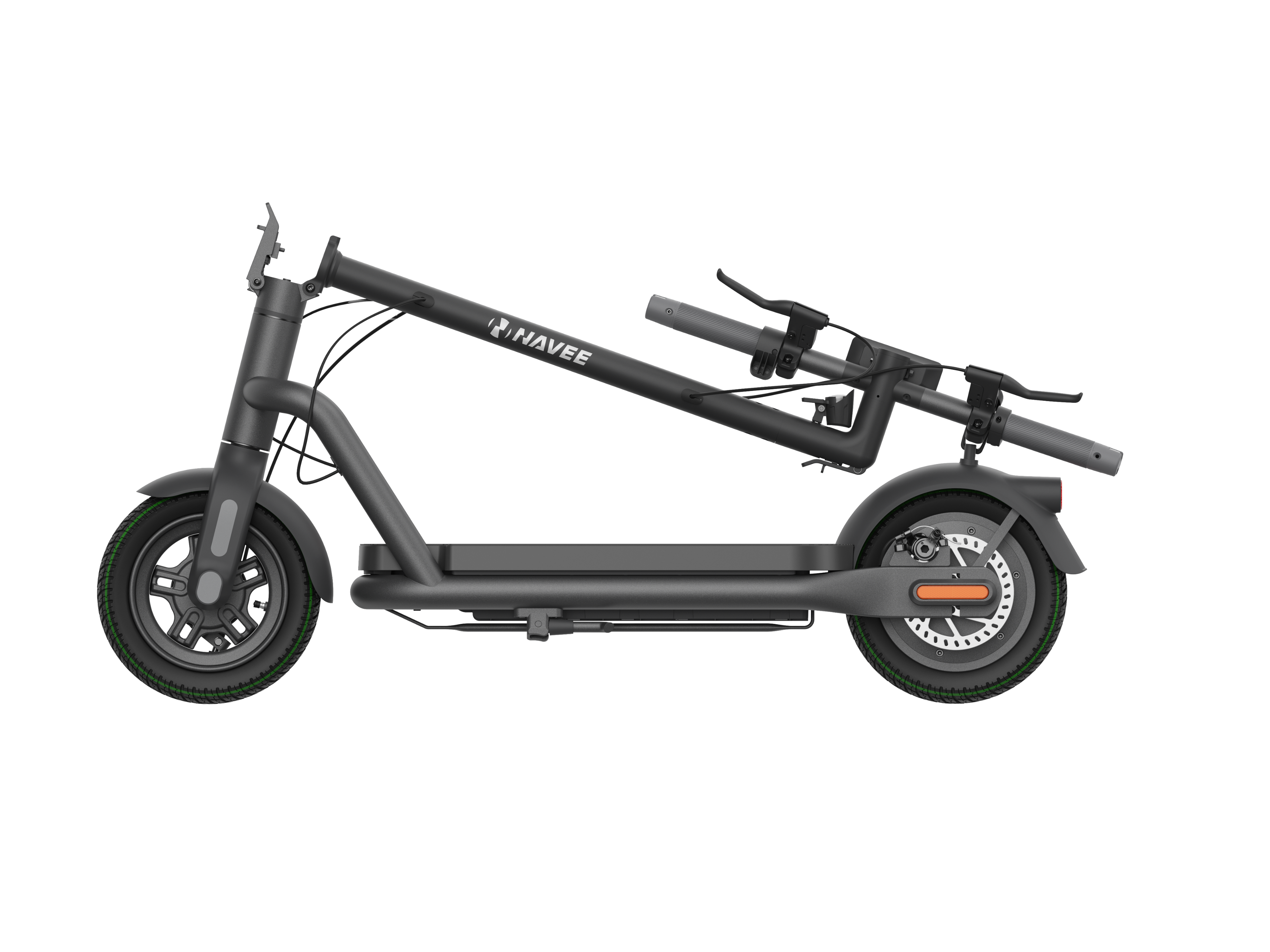 Angle. NAVEE - N65i Electric Scooter w/40 mi Max Operating Range & 25 mph Max Speed - Black.