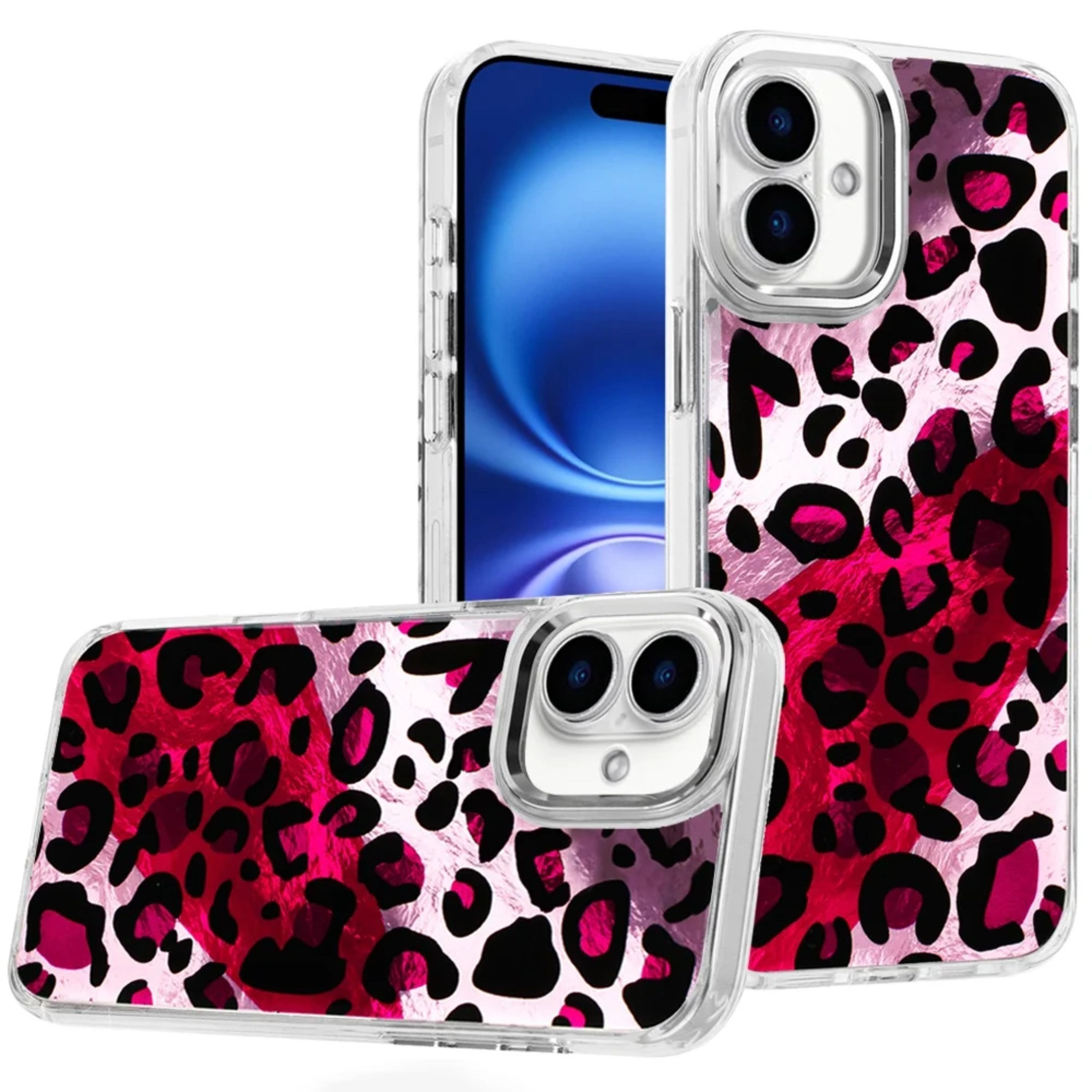Kitcheniva - Cute In Mold Design Cover Metallic Buttons Plus Tempered Glass For iPhone 17 4 - Multicolor price history on PriceWatchPro