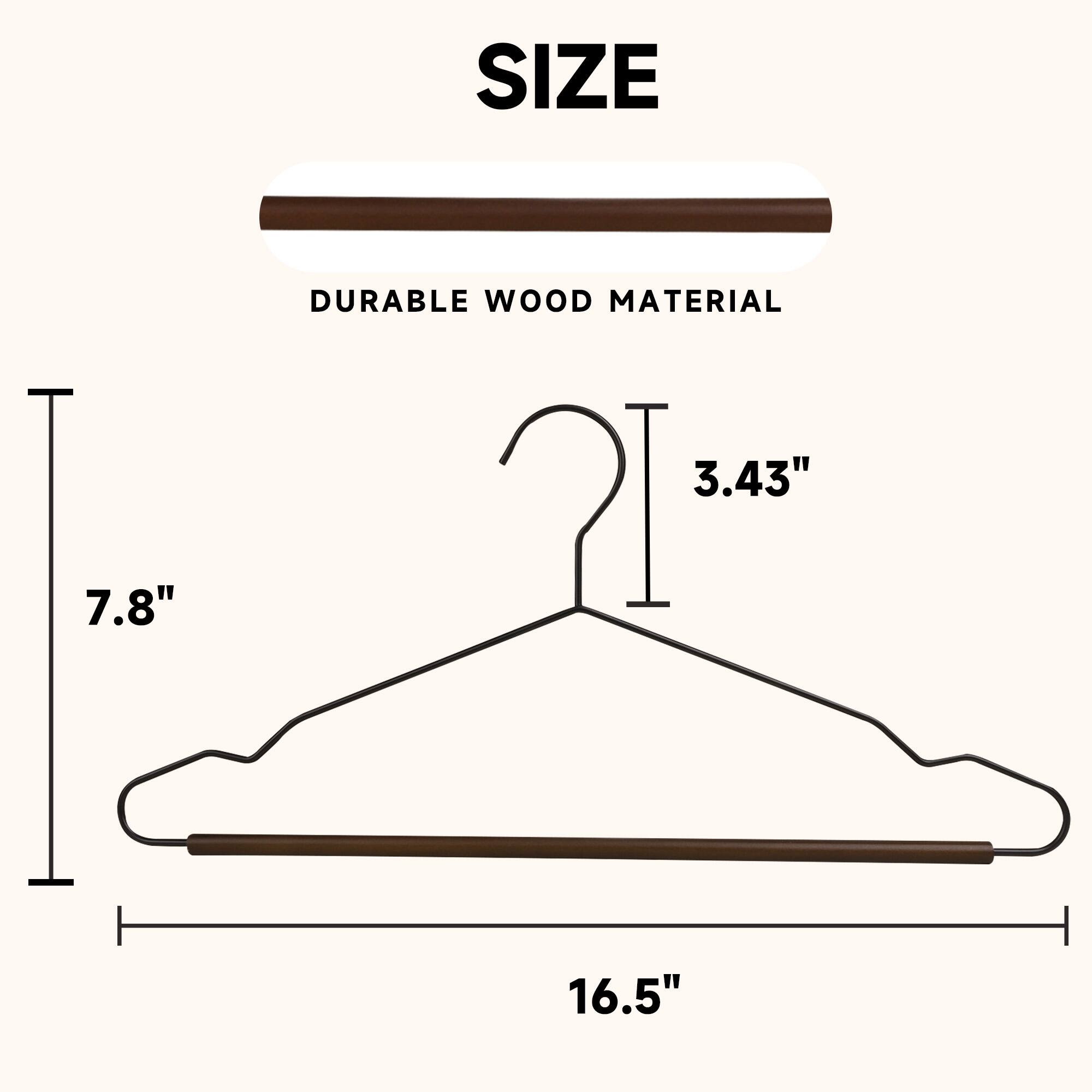 SIZE  
DURABLE WOOD MATERIAL  
7.8"  
3.43"  
16.5"