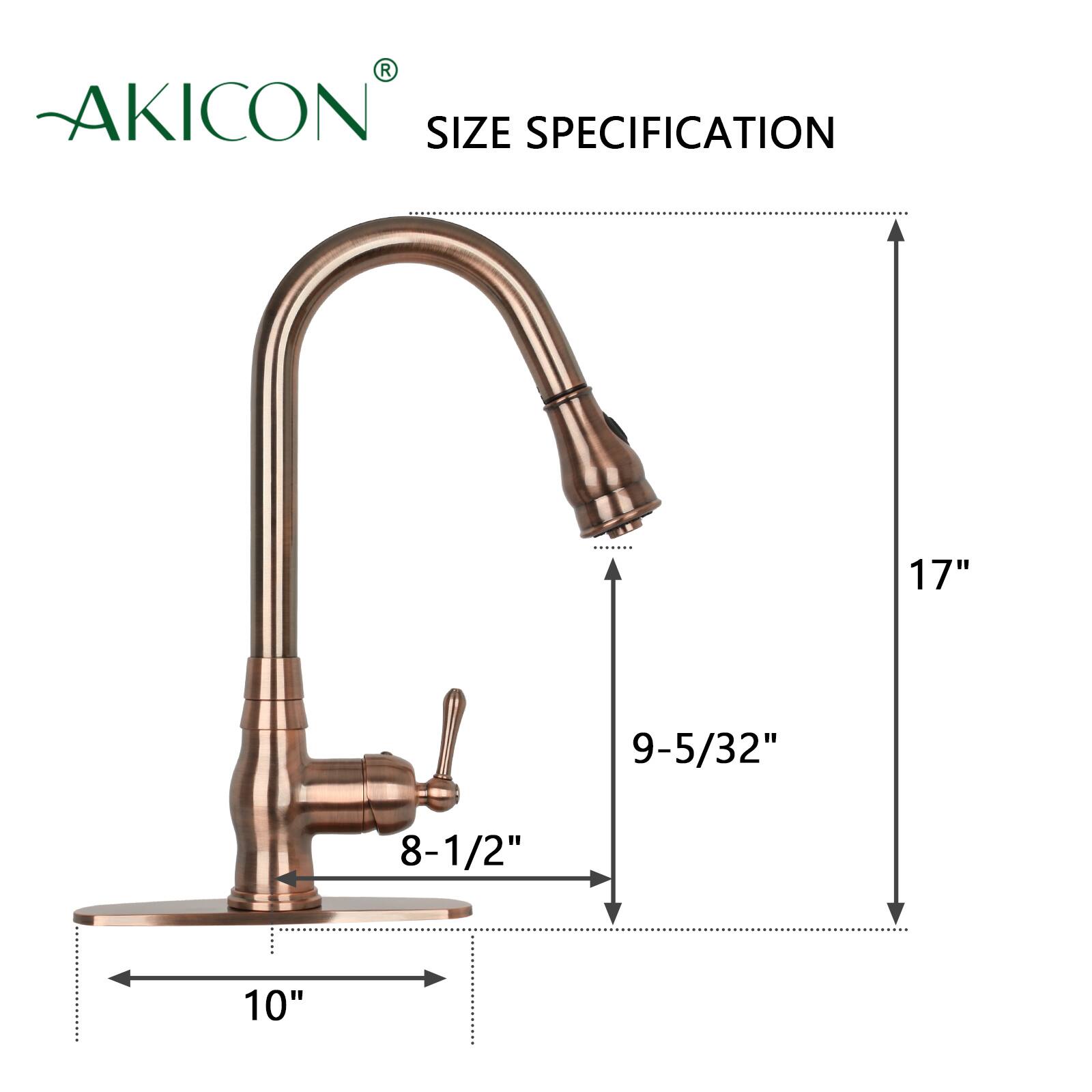 AKICON SIZE SPECIFICATION  
17"  
9-5/32"  
8-1/2"  
10"