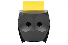 Post-it - Pop-up Owl Design Dispenser for 3" x 3" Notes - Black