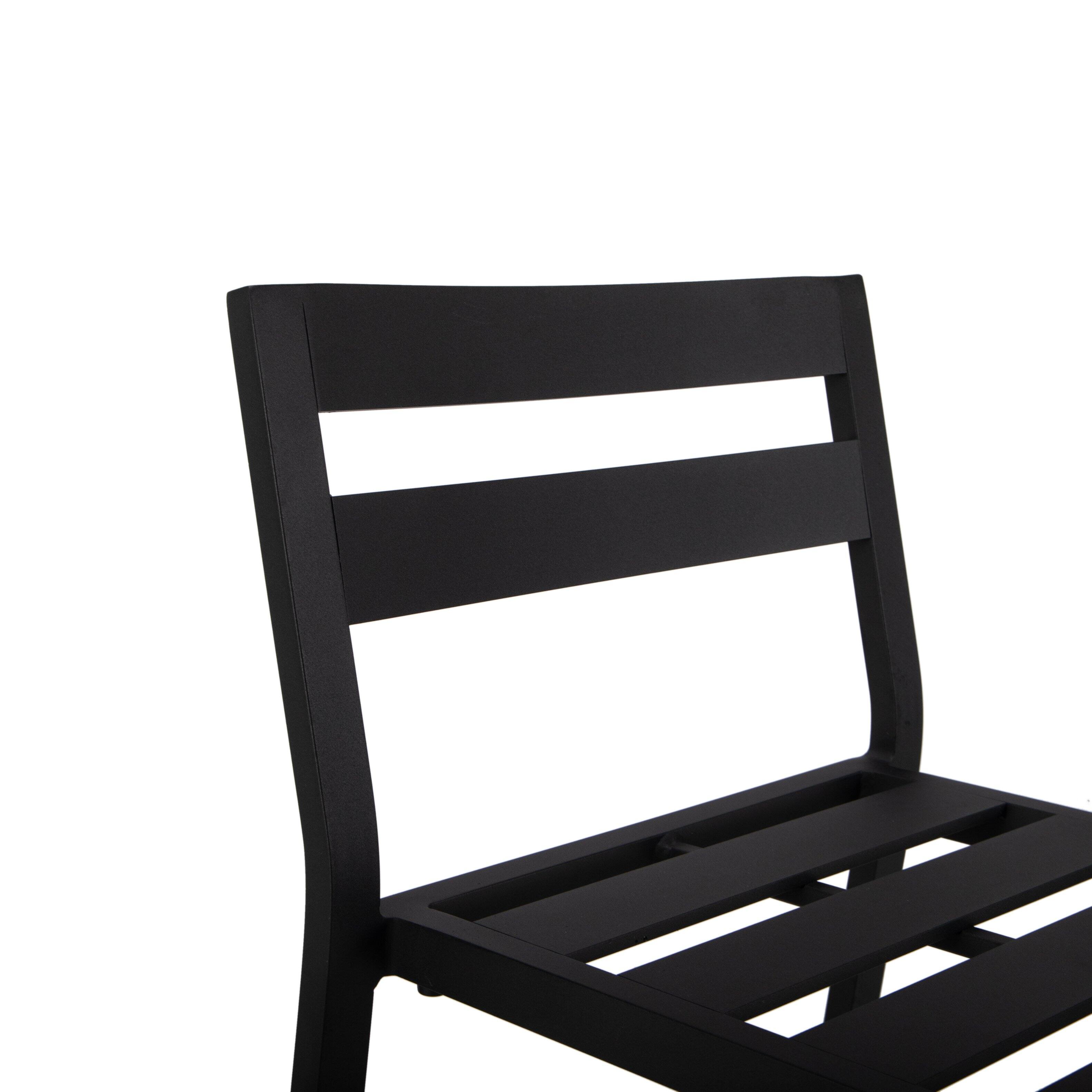 Alt View 6. LeisureMod - Chelsea Outdoor Patio Bar Stool, Weather Resistant Aluminum Counter Chair with Olefin Cushion - Orange.
