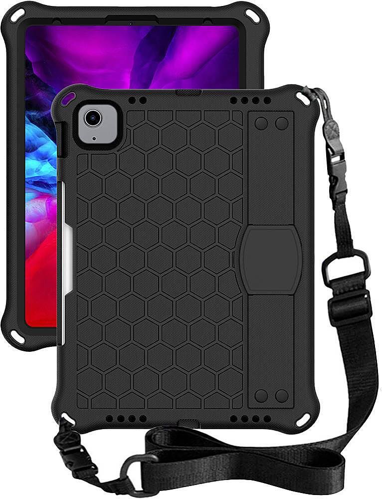 Alt View 13. SaharaCase - Raider Series DualShock Hand Strap Case for Apple iPad Air 10.9" (4th/5th Gen) and iPad Air 11" (M2 2024 and M3 2025) - Black.