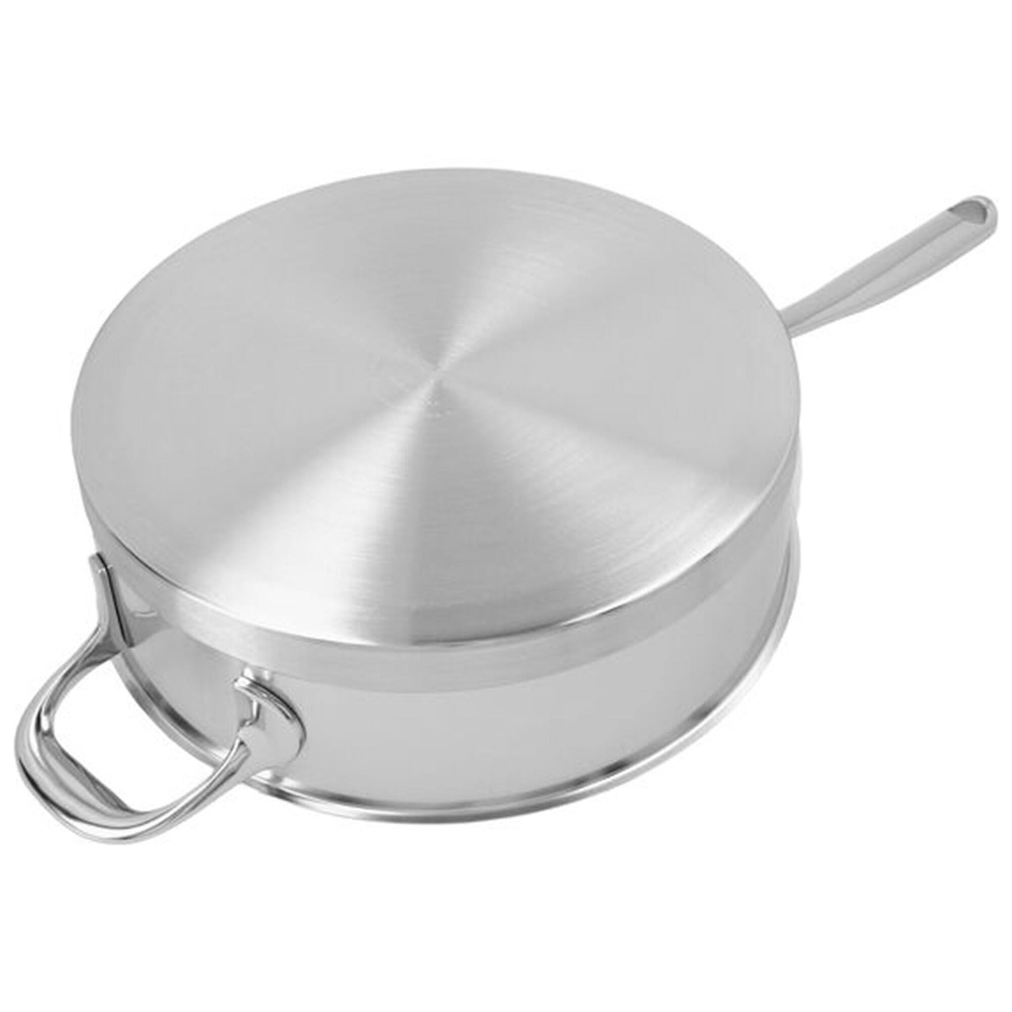 Alt View 4. Demeyere - Demeyere Atlantis Proline 7 3-qt Stainless Steel Saute Pan with Helper Handle - Stainless Steel.