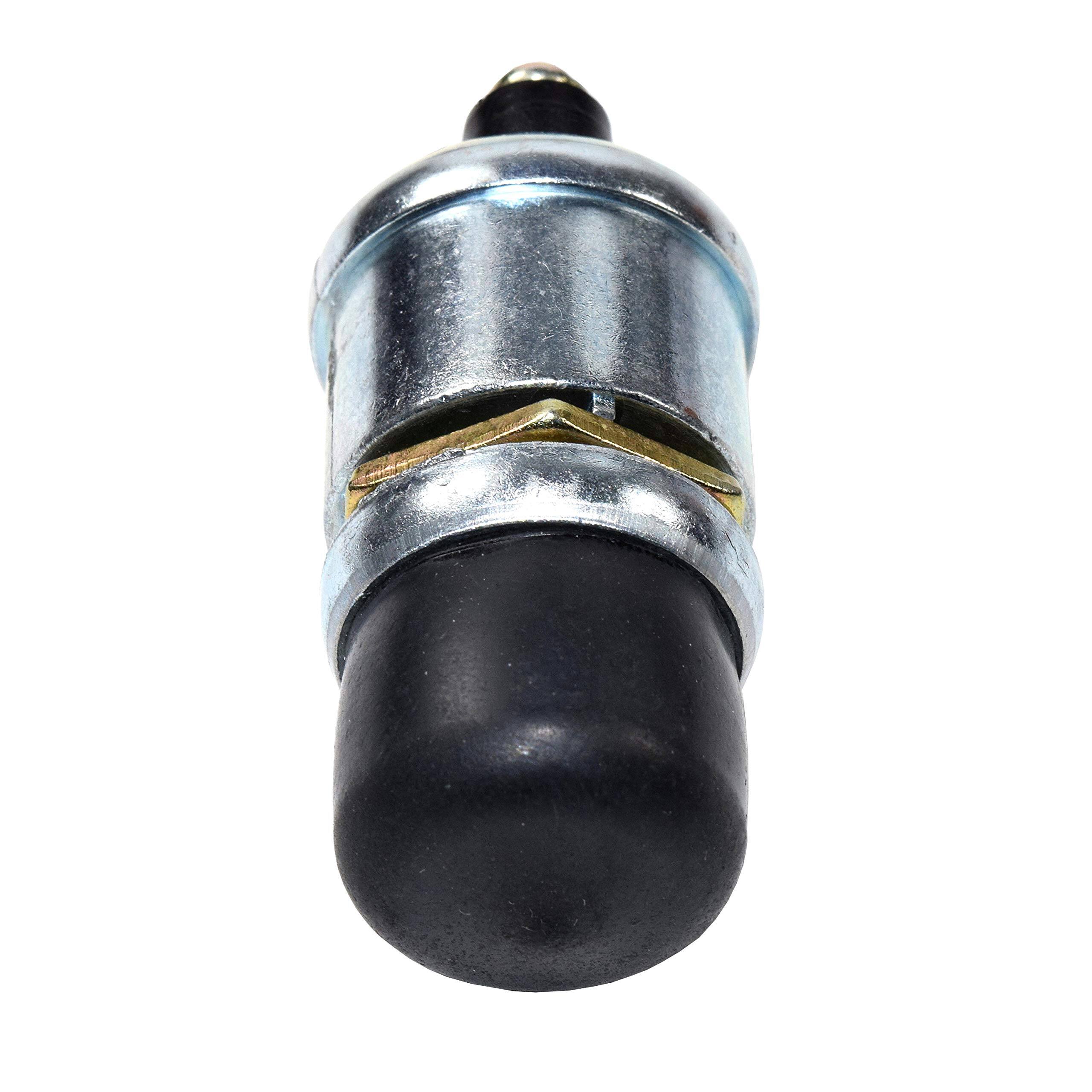 Back. HQRP - 12 V 50 A Momentary Push-Button Starter Ignition Switch - Heavy-Duty 5/8 in Mount - Replaces 85984 2681F SW169 - black.