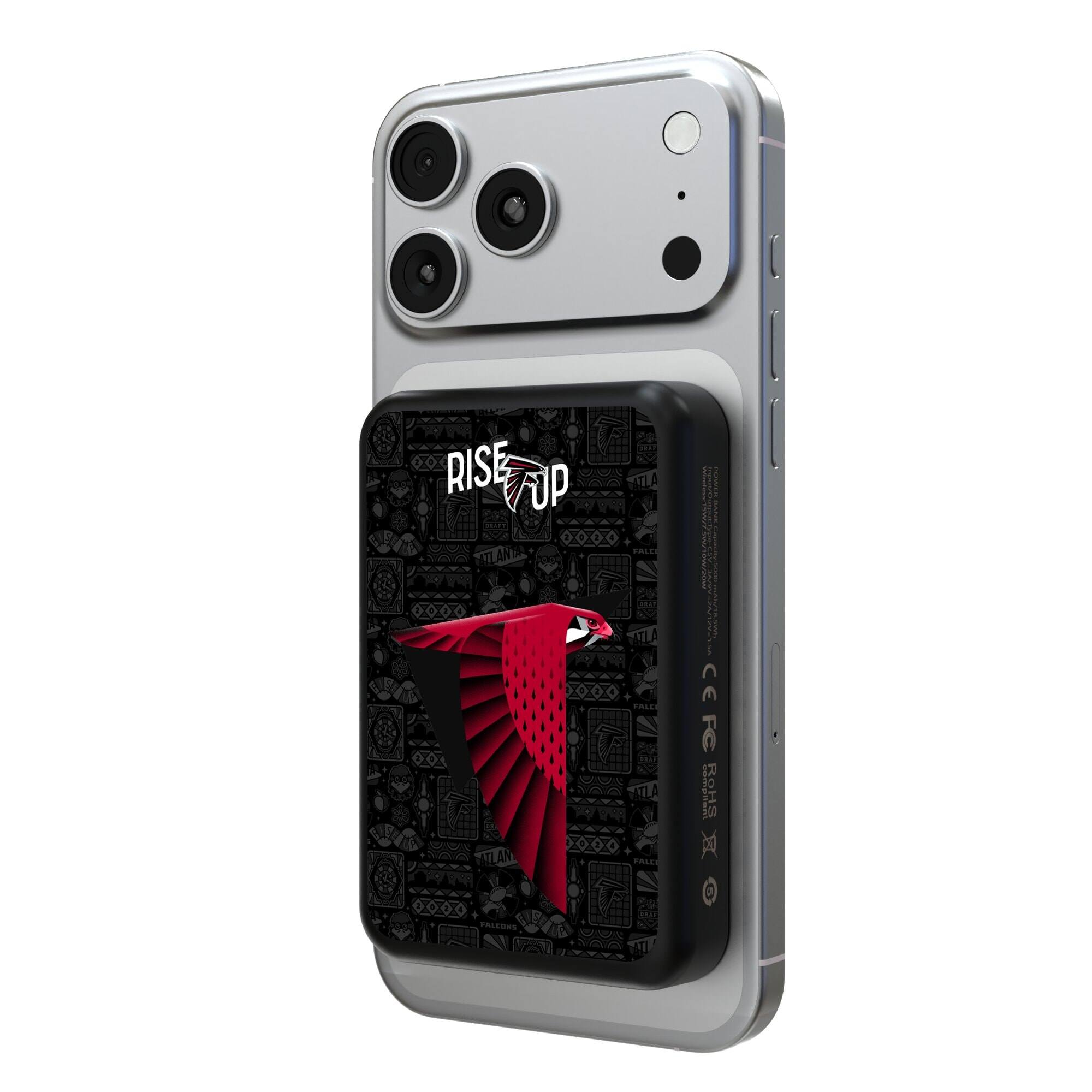 Keyscaper - Atlanta Falcons 5000mAh Wireless Magnetic Power Bank - Black price history on PriceWatchPro
