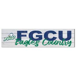 Jardine - Florida Gulf Coast Eagles 40'' x 10'' Logo Sign - White