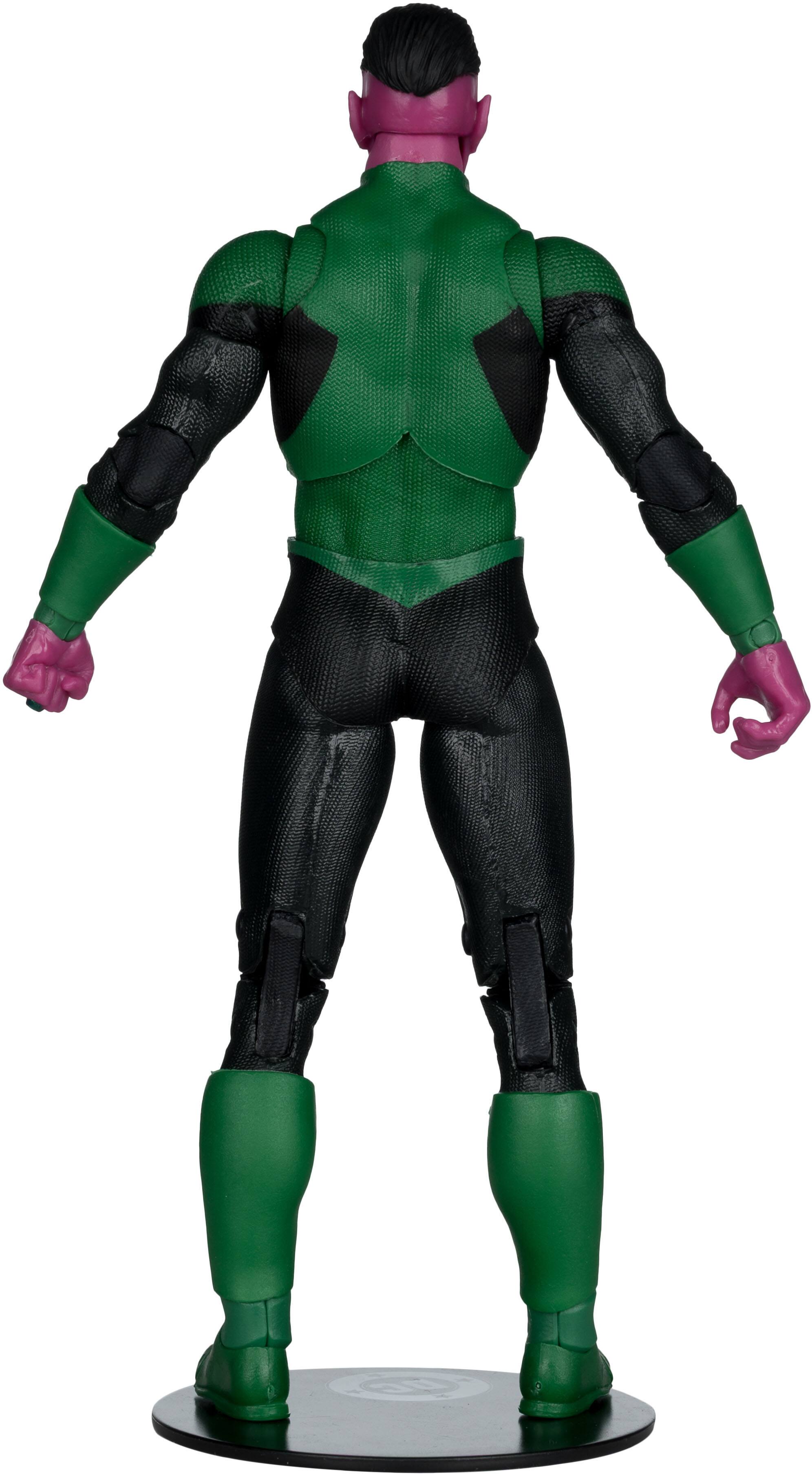 Back. McFarlane Toys - DC Multiverse Green Lantern Sinestro (Green Lantern Corps 1) 7.2" Action Figure.