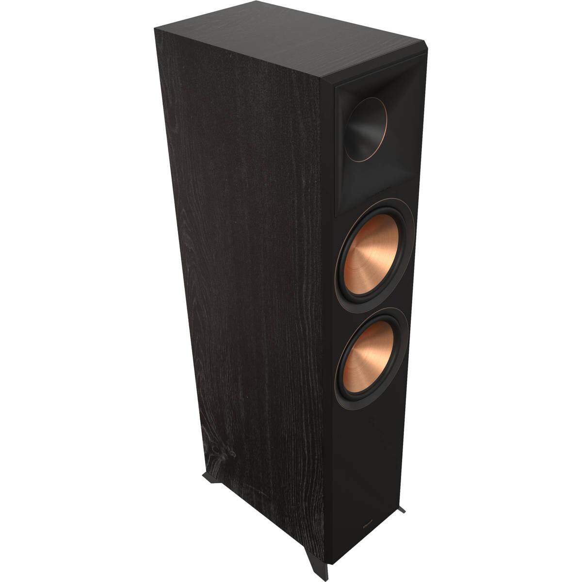 Front. Klipsch - Klipsch RP-8000F II 8" 600W 2.5-Way Floorstanding Speaker, Ebony, Pair.