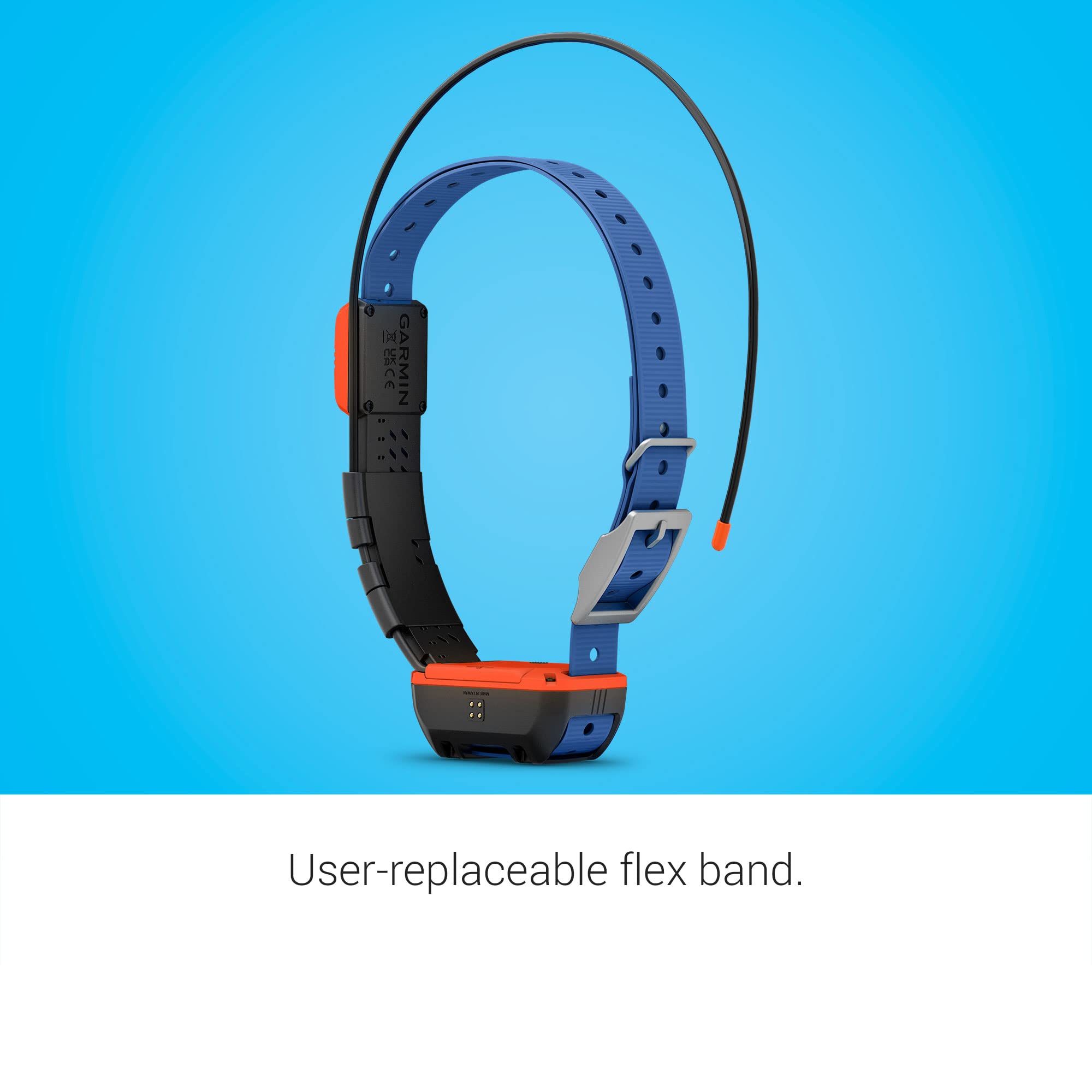 User-replaceable flex band.