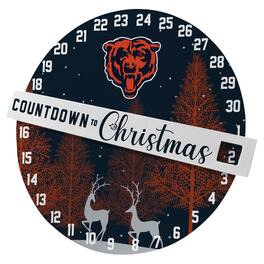 Pegasus - Chicago Bears Countdown to Christmas Wall Sign - Multicolor