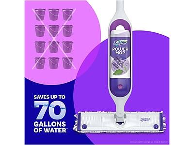 Sure, here is the corrected and grouped text from the image:

---

**Power Mop**

**Saves up to 70 gallons of water**

---

**Features:**
- Saves water
- Easy to use
- No need to rinse & wring

---