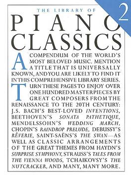 Music Sales America - Library of Piano Classics 2 Piano Solo Songbook – Classical Piano Sheet Music Collection with 100+ Pieces