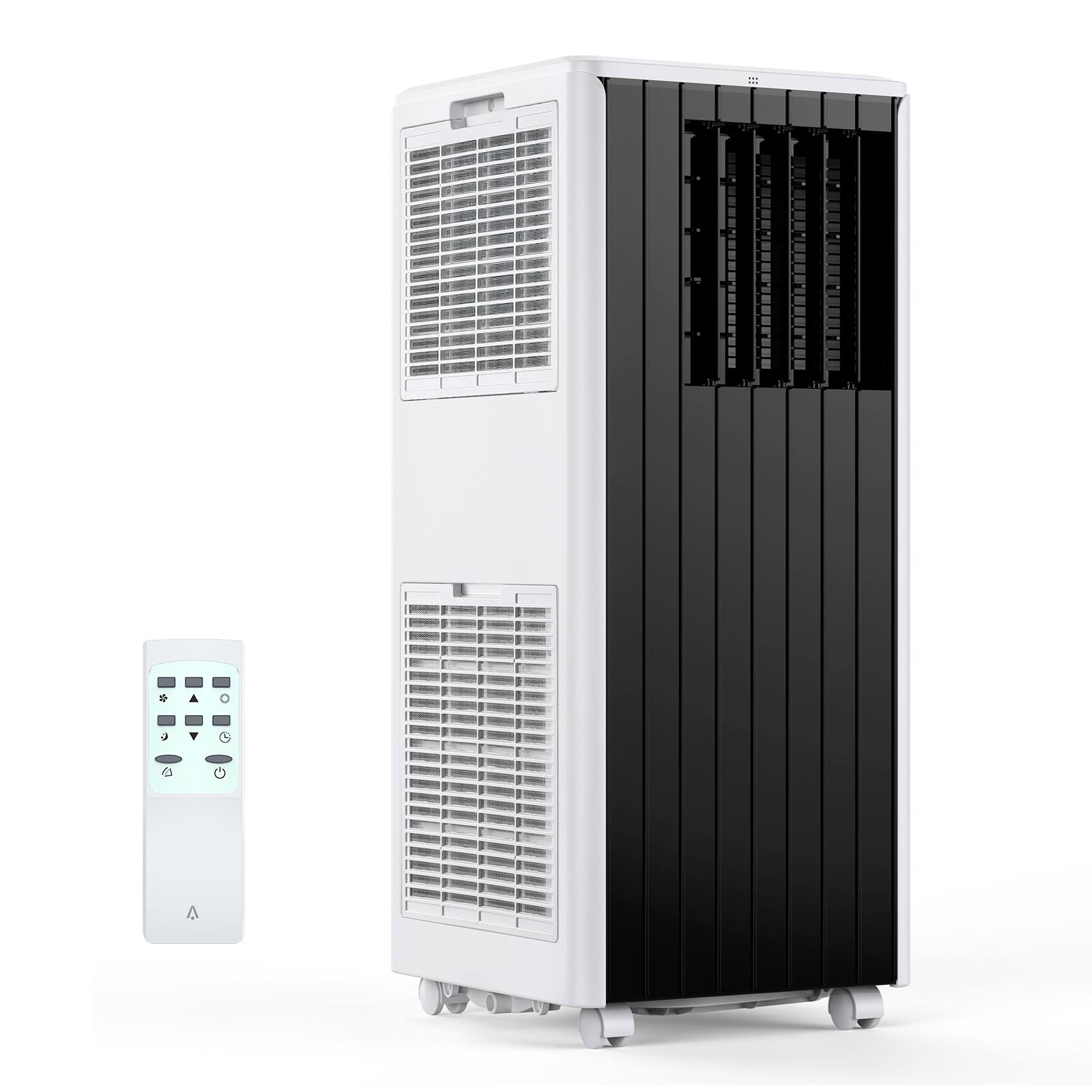 Alt View 5. TROPOW - Portable Air Conditioner, 8000 BTU, 3-in-1 Cooling,  for 350 Sq.Ft. Spaces - white and black.