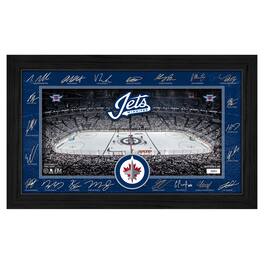 Highland Mint - Winnipeg Jets Limited Edition 2025 Facsimile Signature Rink Framed Photograph - Multicolor