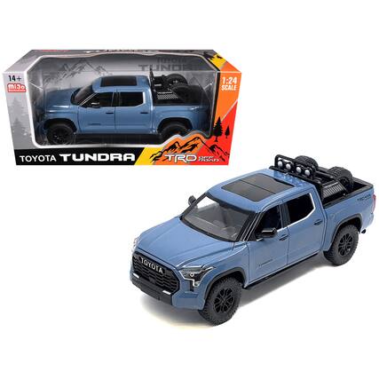 GREEN
14+ MiJo Exclusives
TOYOTA TUNDRA
1:24 SCALE
FUSURS
TOYOTA IMPORTIFICIONAL TOYOTA TUNDRA TRD ROAD OFF
TRO KX4
TOYOTA
TUNDRA