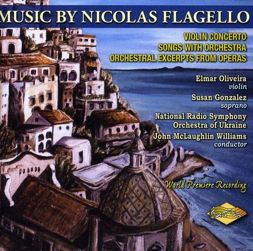 MUSIC BY NICOLAS FLAGELLO

VIOLIN CONCERTO  
SONGS WITH ORCHESTRA  
ORCHESTRAL EXCERPTS FROM OPERAS

Elmar Oliveira  
violin

Susan Gonzalez  
soprano

National Radio Symphony Orchestra of Ukraine

John McLaughlin Williams  
conductor

World Premiere Recording

SAR8R