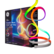 Dynamic Effects Smart Light Strip
32 FT - Thin Profile
Individual Segment Control
Millions of Colors & White Tones
1 Light Strip + Power Supply
Light it up.
Make your vibe a more dynamic experience with enhanced lighting. Create amazing effects with individual light segments that sync to music.
Works with Alexa, Google Home