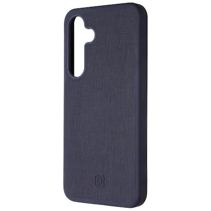 Front. Incipio - Incipio Cru. Protective Case for Samsung Galaxy S24 - Navy Canvas - Blue.