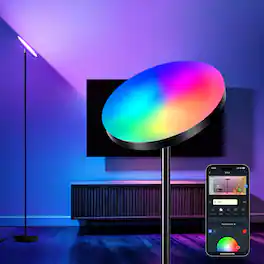 Neewer - BF04 RGBICW Uplighter Floor Lamp, 1700lm, AI Smart, Alexa/Google, for Living Room