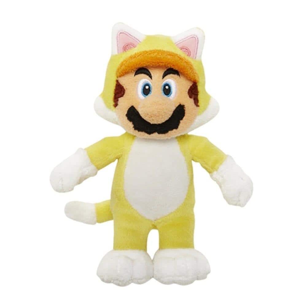 Jakks Pacific - New Super Mario Bros. U 7" Plush Cat Mario - Multi-Color