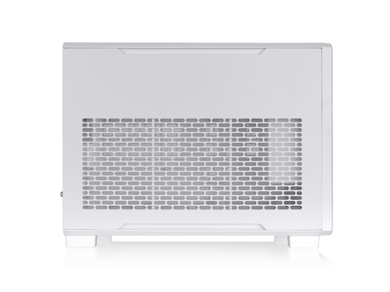 Alt View 2. Thermaltake - Thermaltake TR200; 6.0" LCD; Micro Chassis; mATX/mITX; 360mm Rad; 365mm GPU; 258mm PSU; 175mm AIO; 1x120mm Fan - Snow.