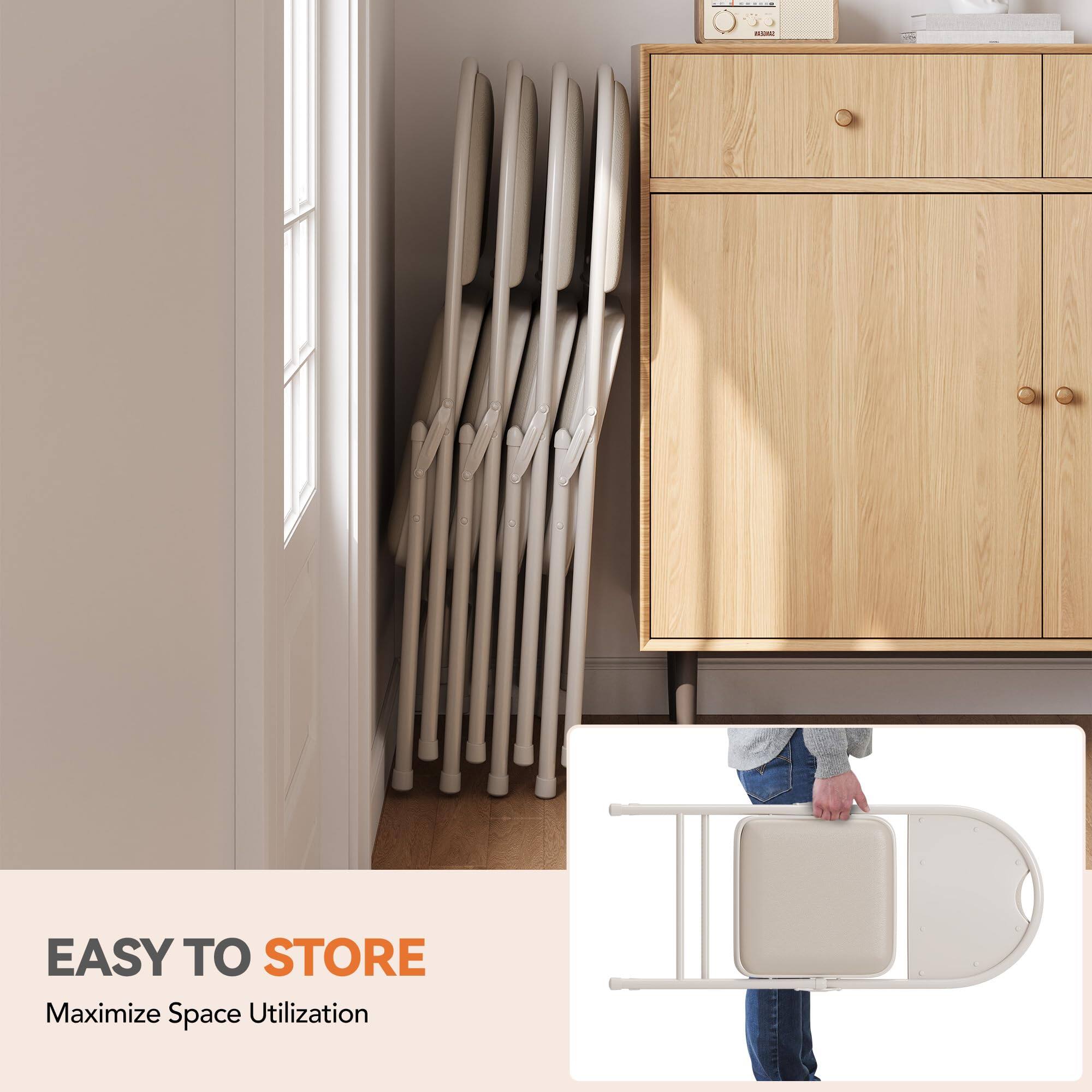 EASY TO STORE  
Maximize Space Utilization