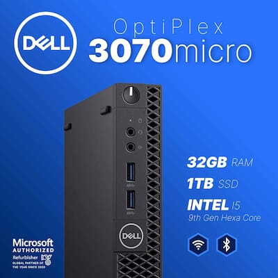 Dell Refurbished Excellent Optiplex 3070 Micro Deskto PC, Intel i5 Dell Refurbished Excellent Optiplex 3070 Micro Deskto PC, Intel i5