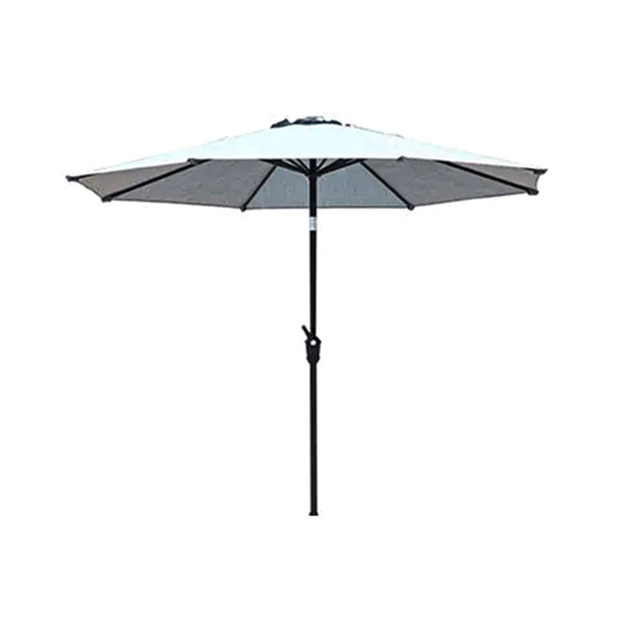Photos - Parasol Round Four Seasons Courtyard - 9 Foot  Olefin Fabric Belmont Market Umbrella - Navy TV-258903 