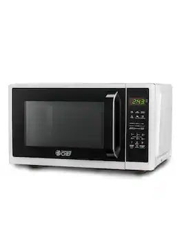 Commercial Chef - Countertop Microwave Oven 0.9 Cu. Ft. 900W - White