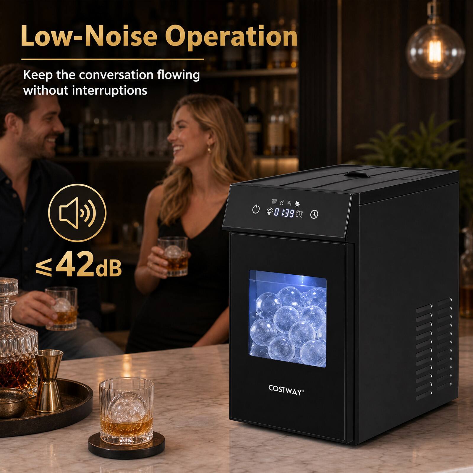 Low-Noise Operation  
Keep the conversation flowing without interruptions  
≤ 42dB  
COSTWAY