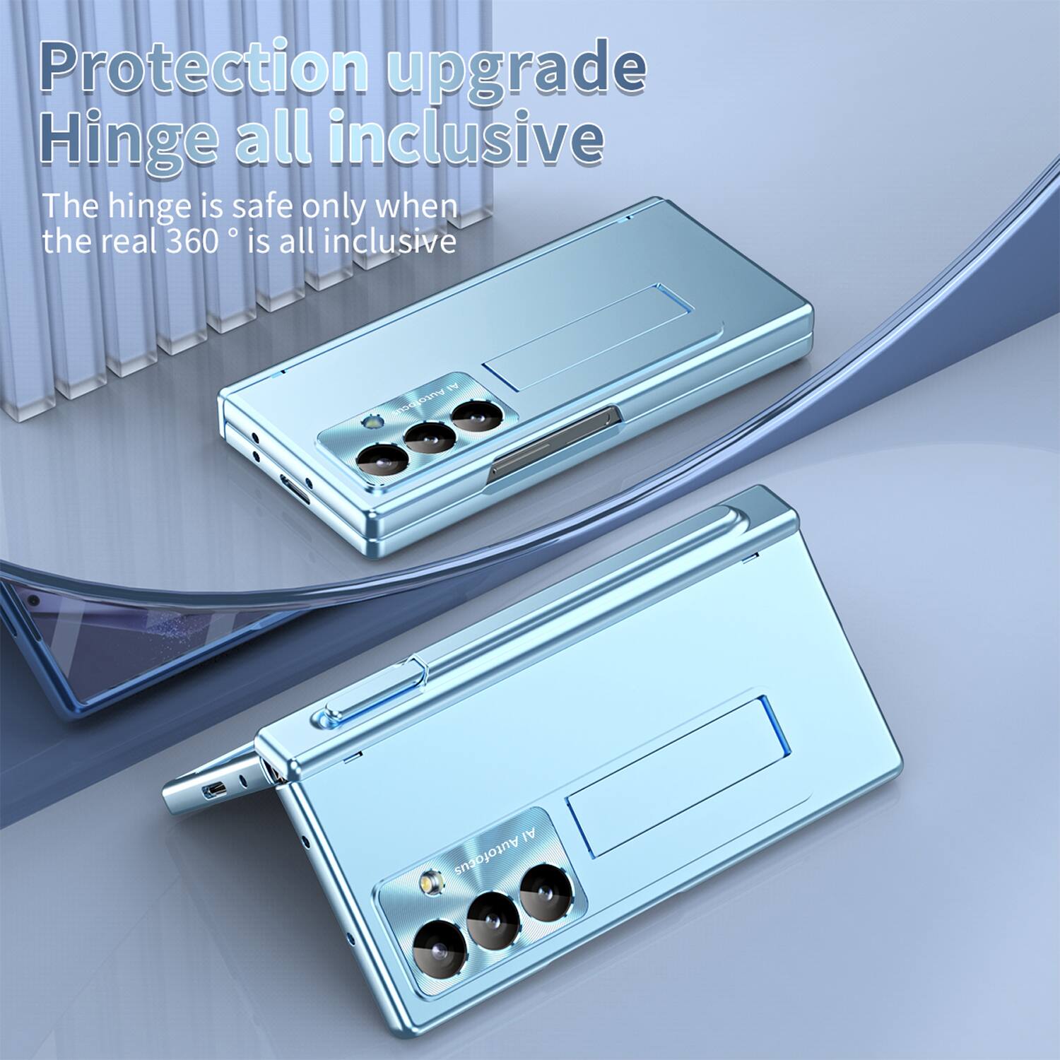 Protection upgrade  
Hinge all inclusive  
The hinge is safe only when the real 360° is all inclusive