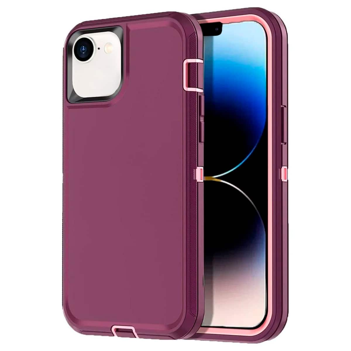 Entronix - Case Compatible with iPhone 17e - Triple-Layer Heavy Duty Protection - Purple