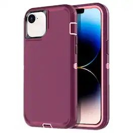 Entronix - Case Compatible with iPhone 17e - Triple-Layer Heavy Duty Protection - Purple