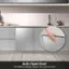 Auto Open Door Handleless design opens with just a touch.