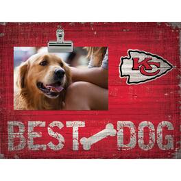Fan Creations - Kansas City Chiefs 10.5" x 8" Best Dog Clip Photo Frame - Multicolor
