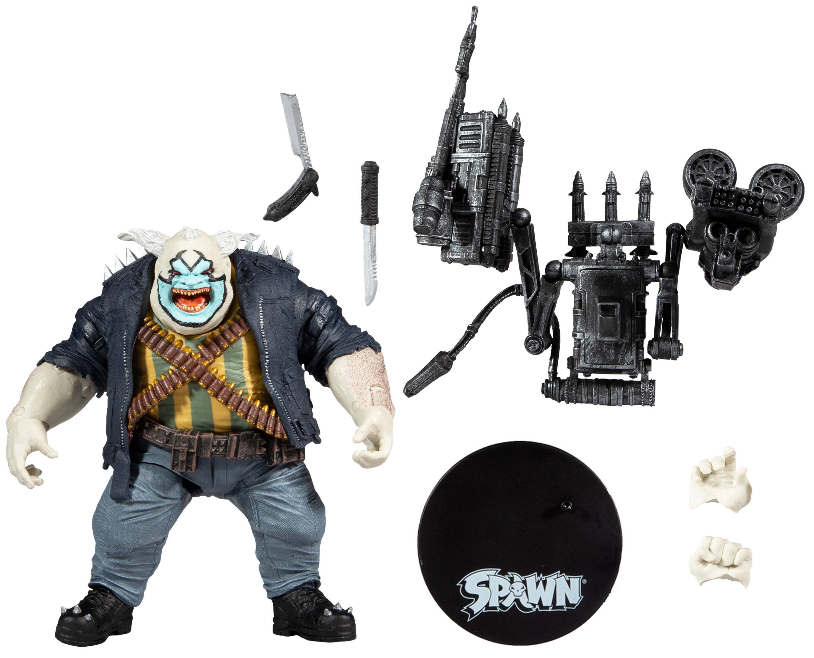 Front. McFarlane Toys - Spawn 7"  The Clown Deluxe Set.