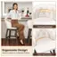 Ergonomic Design: Study Footrest for a Relaxed Posture Deep Seat Cushion