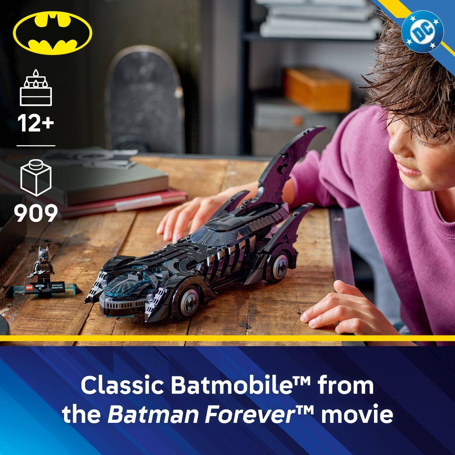 DC 12+ 909 - Classic Batmobile™ from the Batman Forever™ movie