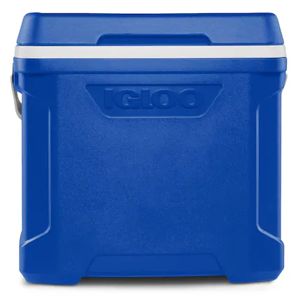 Front. Igloo - Igloo 30 qt. Profile II Hard Cooler - Blue - Blue.