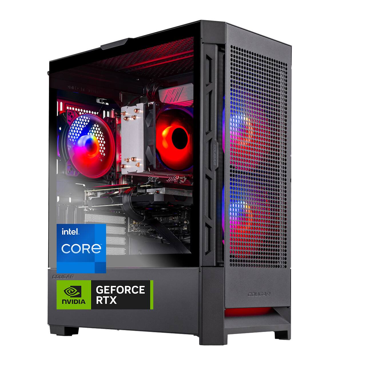Cala  
COUGAR  
intel  
CORE  
COUGAR  
GEFORCE NVIDIA RTX  
COUGAR