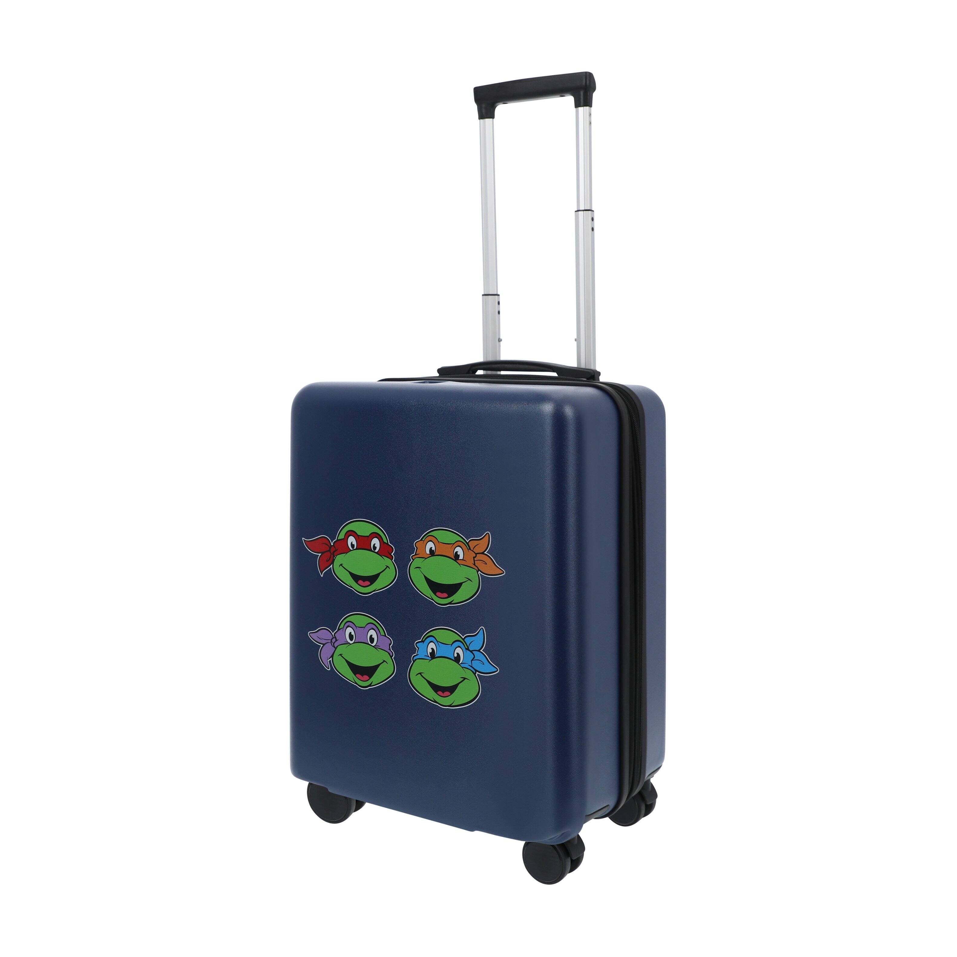 Angle. Ful - PARAMOUNT TMNT 22.5" CARRY-ON LUGGAGE - BLUE.