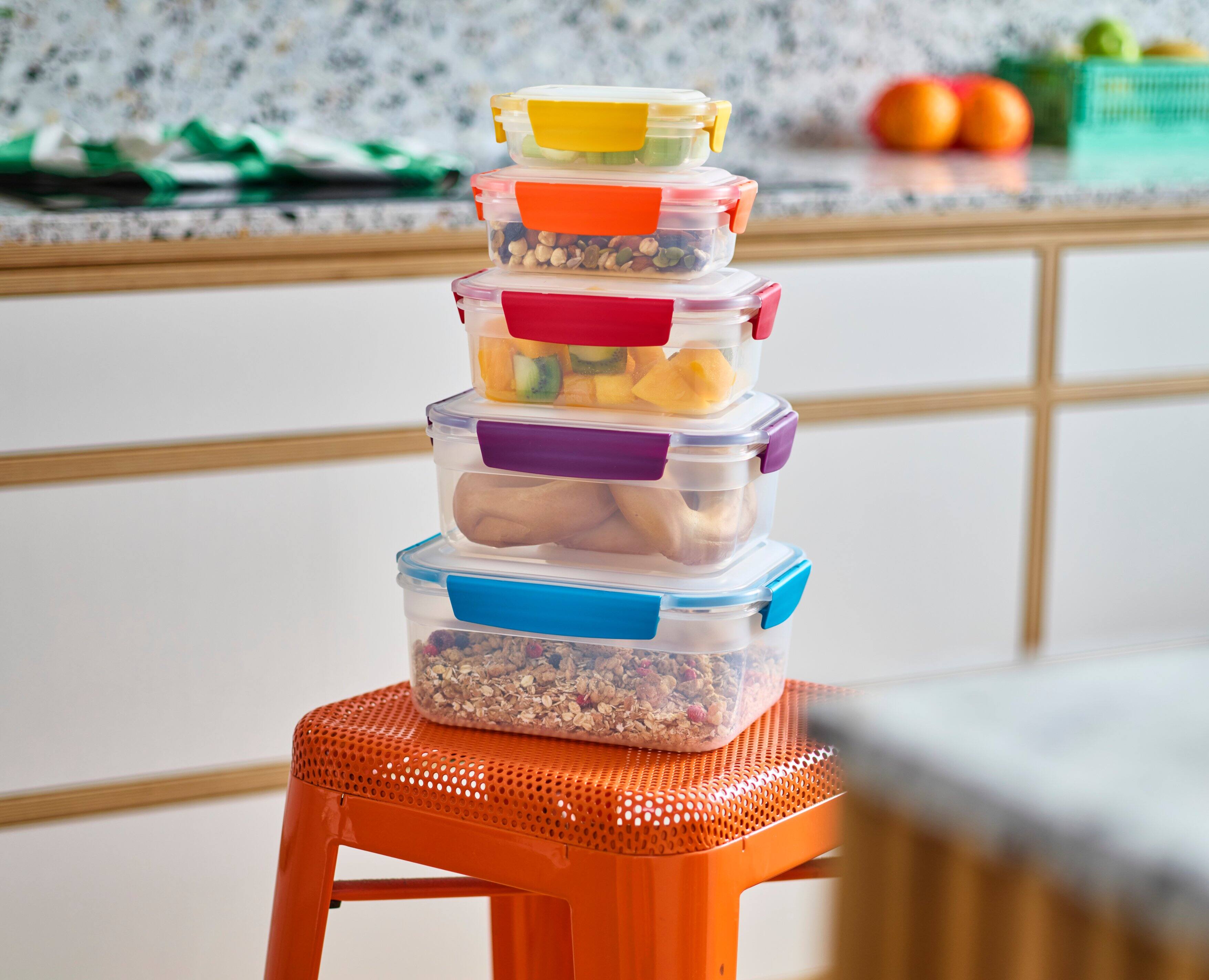Alt View 1. Joseph Joseph - Nest Lock 20-piece Food Storage Container Set, BPA-free.
