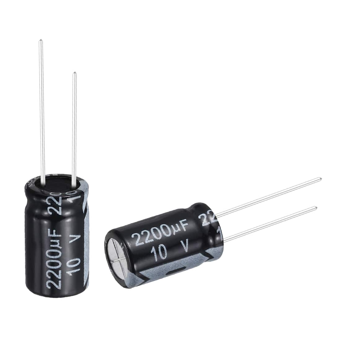 Unique Bargains - 2200uF 10V 10x17mm Electrolytic Capacitor, Radial Leads Aluminum, 24pcs, for Power Supplies/Audio/Lighting - Black price history on PriceWatchPro