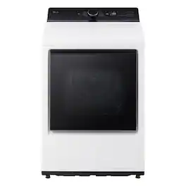 LG - 7.3 Cu. Ft. Smart Ventless Electric Dryer with Heat Pump and AI Sensing - Alpine White