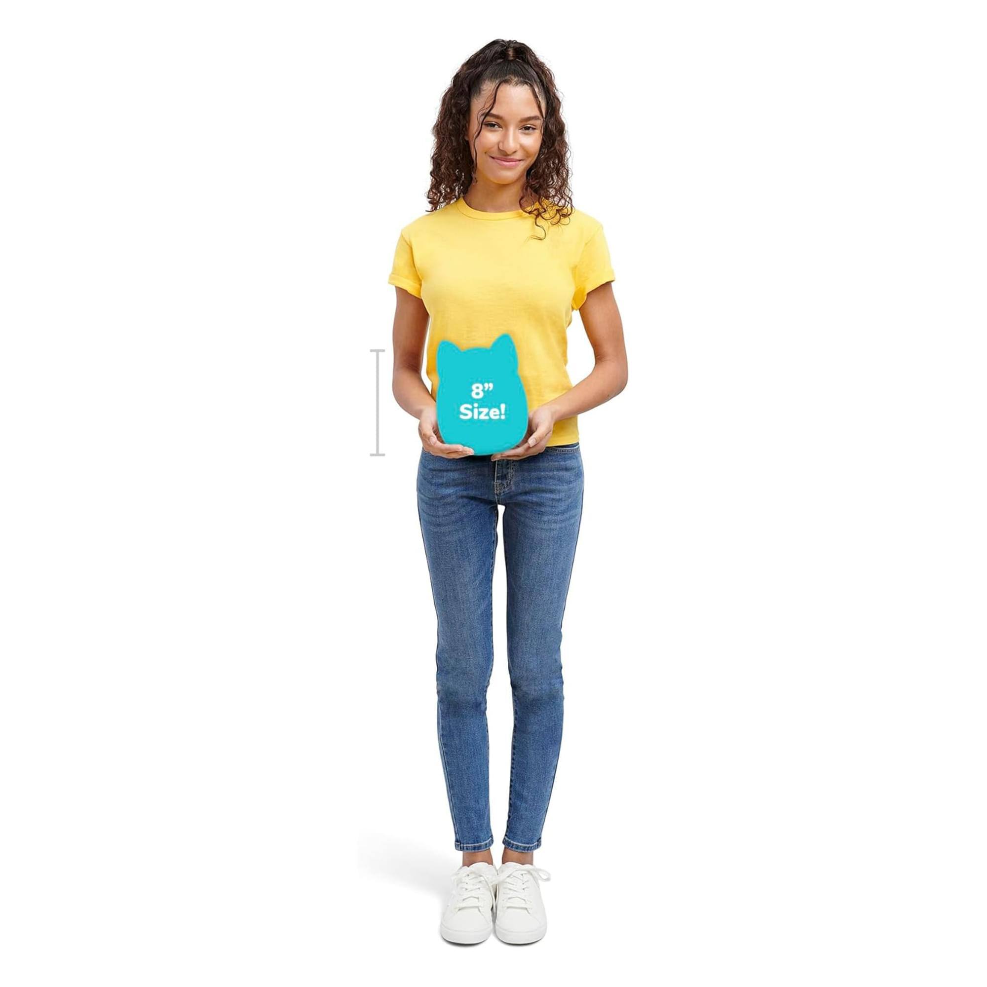 Alt View 5. Kellytoy - Squishmallow 8 Inch Newbie Squad Plush | Zaine The Tarsier - Beige.