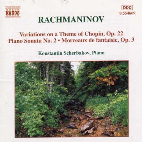 Konstantin Scherbakov - Piano Sonata 2 / Variation on Theme By Chopin  - COMPACT DISCS